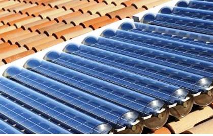Los paneles Solares trmicos transforman la radiacin solar en energa trmica.