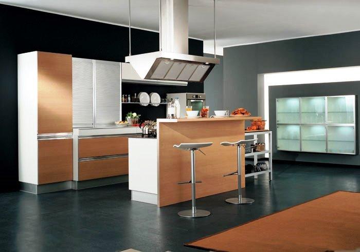 Cada cocina puede tener una organizacin de los espacios nica.